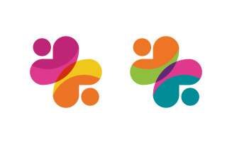 Health Medical element icon logo illustration template vector v.25