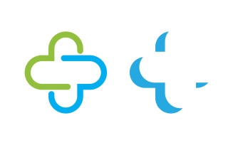 Health Medical element icon logo illustration template vector v.7