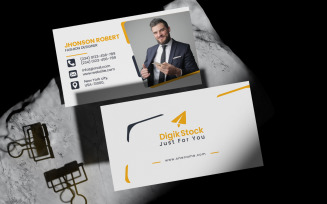Stylish and expertly designed business card template
