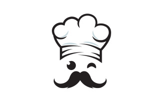 Chef cooking element logo template vector illustration v.11