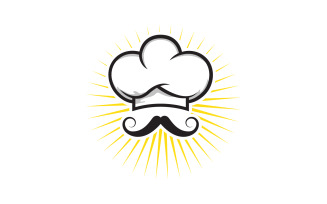 Chef cooking element logo template vector illustration v.1