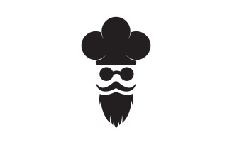 Chef cooking element logo template vector illustration v.2