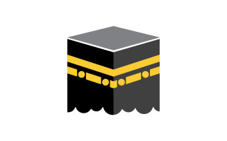 Kaaba vector illustration icon design template v.2