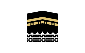 Kaaba vector illustration icon design template v.4