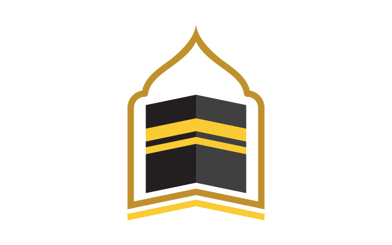 Kaaba vector illustration icon design template v.8 Logo Template