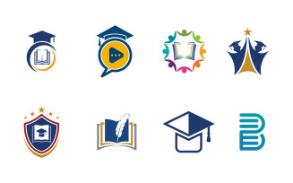 University Education Template vector icon illustration design v.12