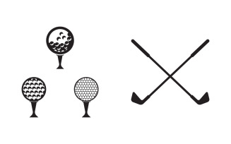 Golf sport Logo Template vector illustration design template v.19