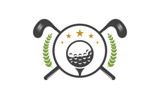Golf sport Logo Template vector illustration design template v.7
