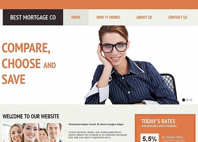 Mortgage Premium Moto CMS HTML Theme Big Screenshot Mortgage Moto CMS HTML Template New Screenshots BIG