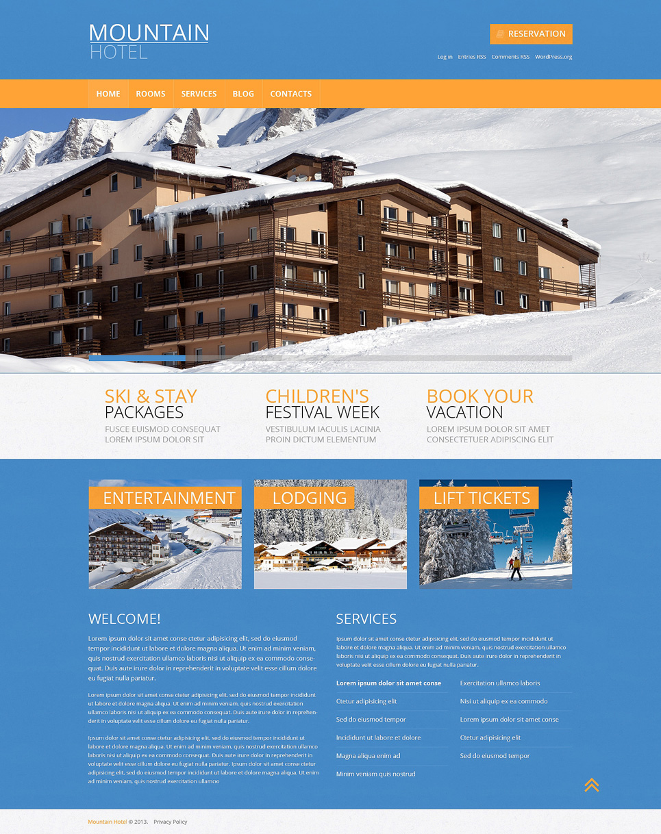 Motel Responsive WordPress Theme New Screenshots BIG