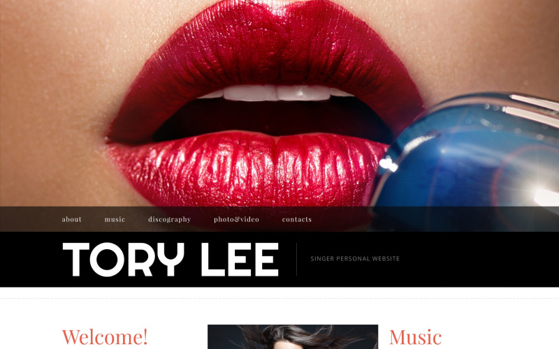 Personal Page Responsive Website Template