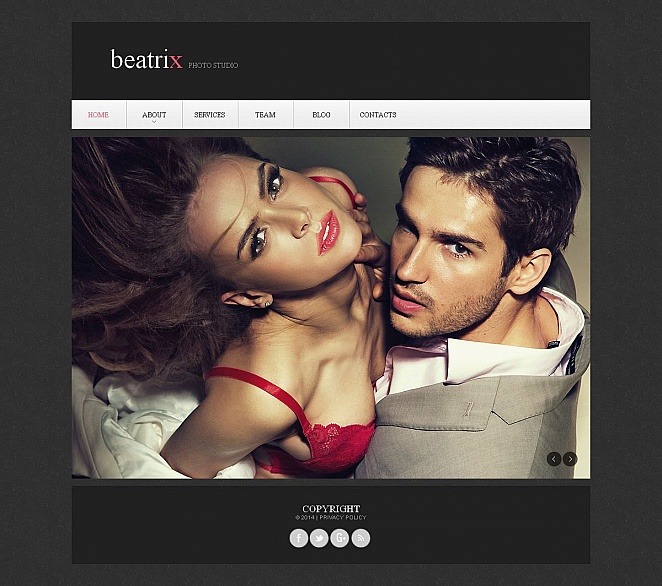 Photo Studio Premium Photo Gallery Template Big Screenshot Photo Studio Photo Gallery Template New Screenshots BIG