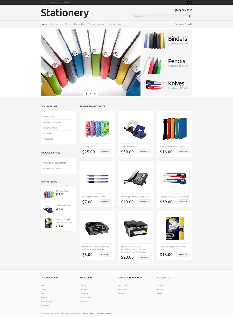 Stationery Responsive Shopify Theme New Screenshots BIG