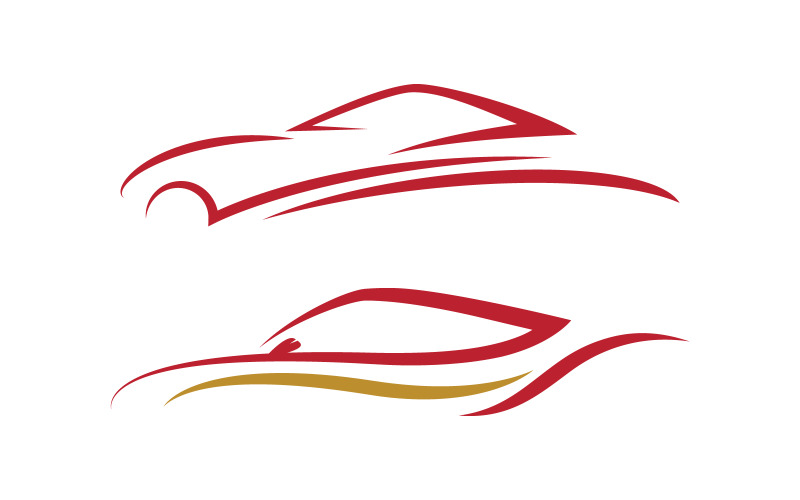 Auto car Racing Logo Template vector illustration v.7