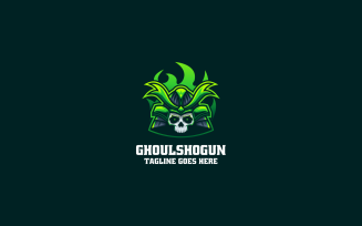 Ghoul Shogun E-Sport And Sport Logo