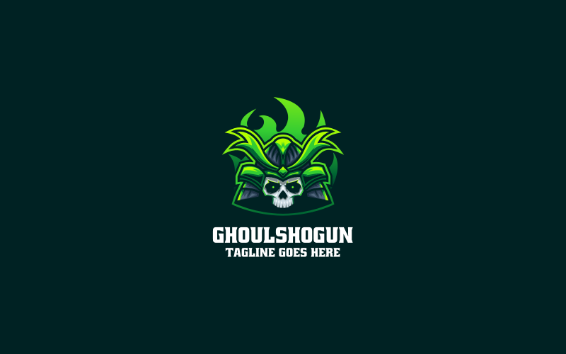 Ghoul Shogun E-Sport And Sport Logo Logo Template