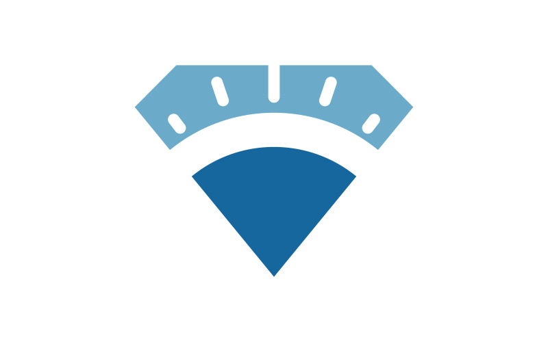 Luxury Diamond icon Logo vector illustration v.10 Logo Template