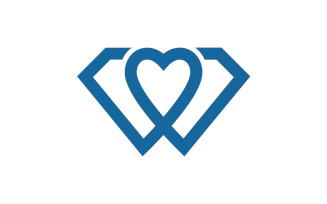 Luxury Diamond icon Logo vector illustration v.17