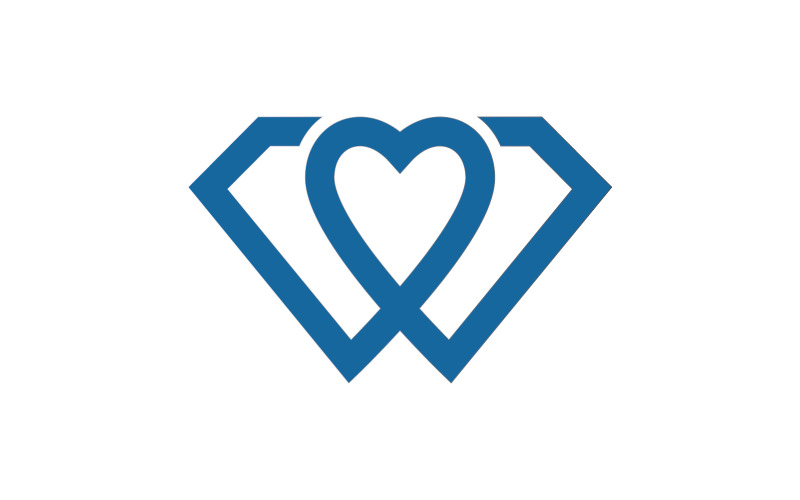 Luxury Diamond icon Logo vector illustration v.17 Logo Template