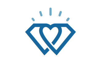 Luxury Diamond icon Logo vector illustration v.19