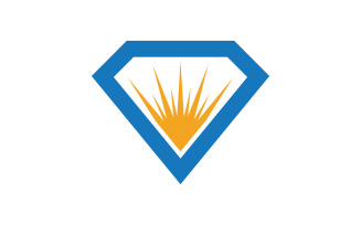 Luxury Diamond icon Logo vector illustration v.25