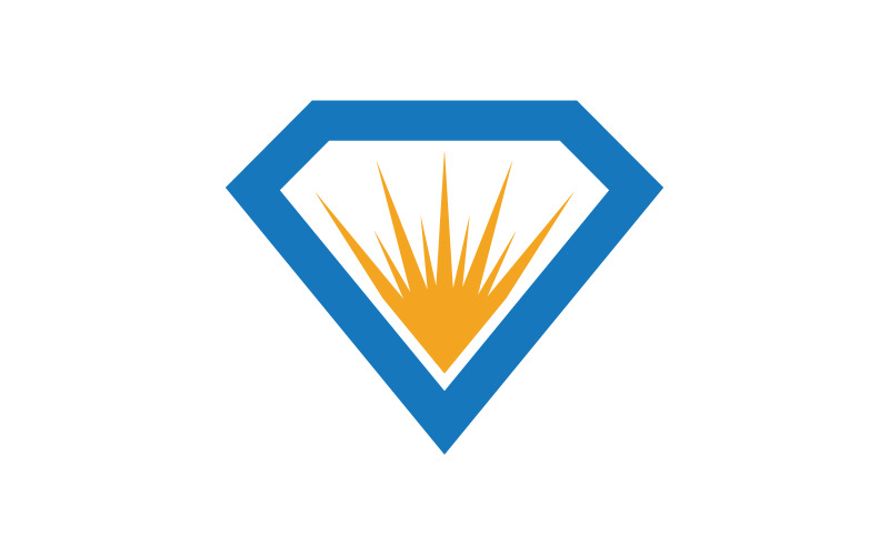 Luxury Diamond icon Logo vector illustration v.25 Logo Template