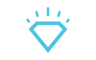 Luxury Diamond icon Logo vector illustration v.3