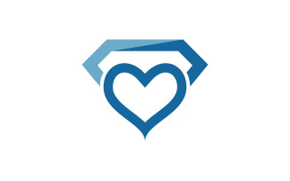 Luxury Diamond icon Logo vector illustration v.6