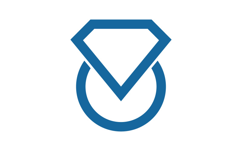 Luxury Diamond icon Logo vector illustration v.9 Logo Template