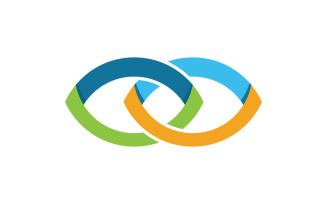 Health Eye Care vector Logo design illustration v.3