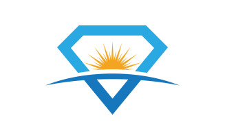 Luxury Diamond icon Logo vector illustration v.26