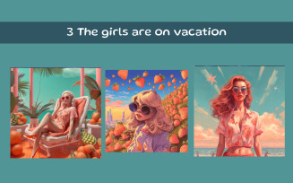 The girls are on vacation