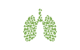 Lungs Medical Health icon vector illustration design v.1