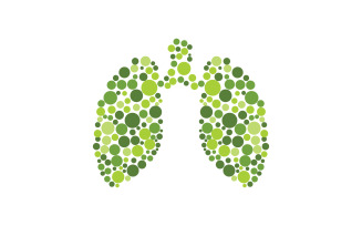Lungs Medical Health icon vector illustration design v.2