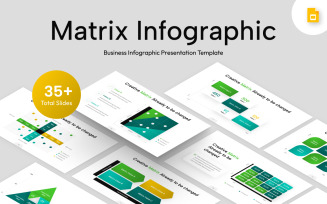 Matrix Diagram Infographics Google Slides Template