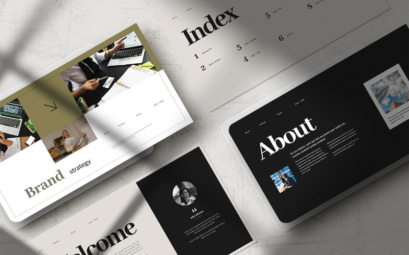 Brand Strategy Template InDesign Magazine Template