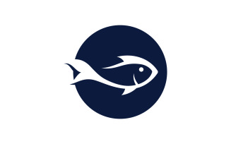 Fish logo icon design vector 12