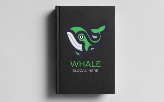 Whale logo Tamplate Design