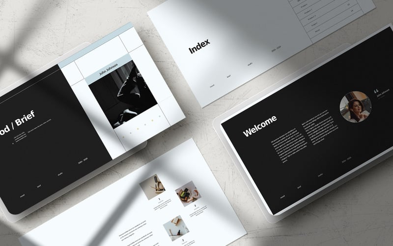 Mood Brief Template | InDesign Magazine Template