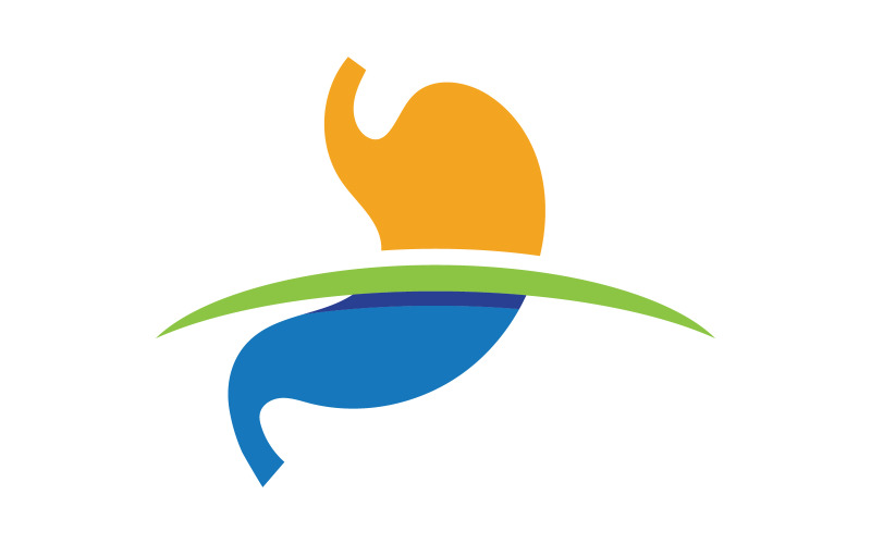 Stomach Medical Health care icon Logo designs Template v.11 Logo Template