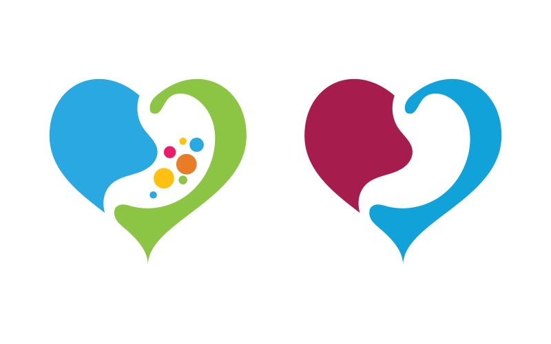 Stomach Medical Health care icon Logo designs Template v.19 Logo Template