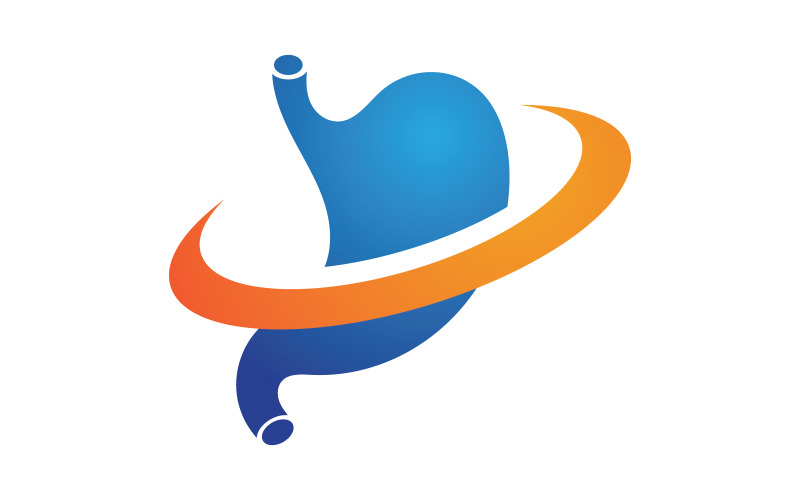 Stomach Medical Health care icon Logo designs Template v.2 Logo Template