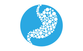 Stomach Medical Health care icon Logo designs Template v.9