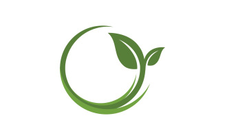 Herbal Nature leaf ecology nature vegan concept element vector v.5