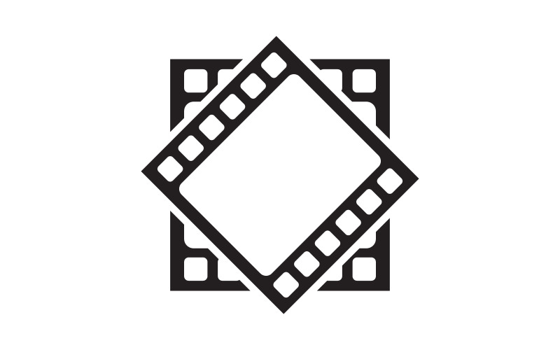 Movie film cinema icon vector Logo design illustration v.10 Logo Template