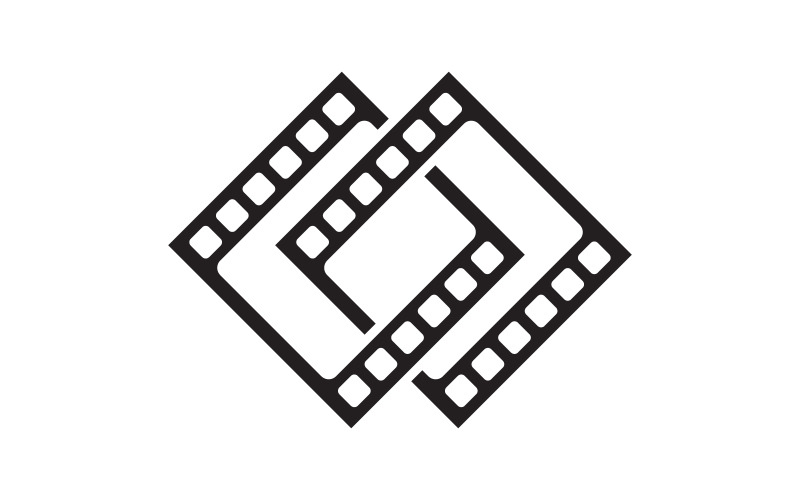 Movie film cinema icon vector Logo design illustration v.8 Logo Template