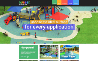 Amusement Park Responsive Website Template