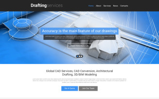 Drafting Responsive Website Template