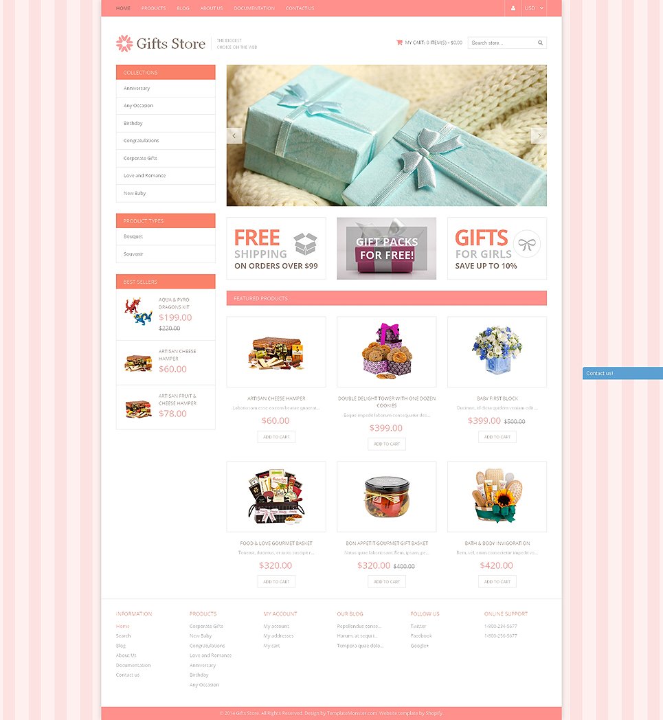 Gifts Store Responsive Shopify Theme New Screenshots BIG