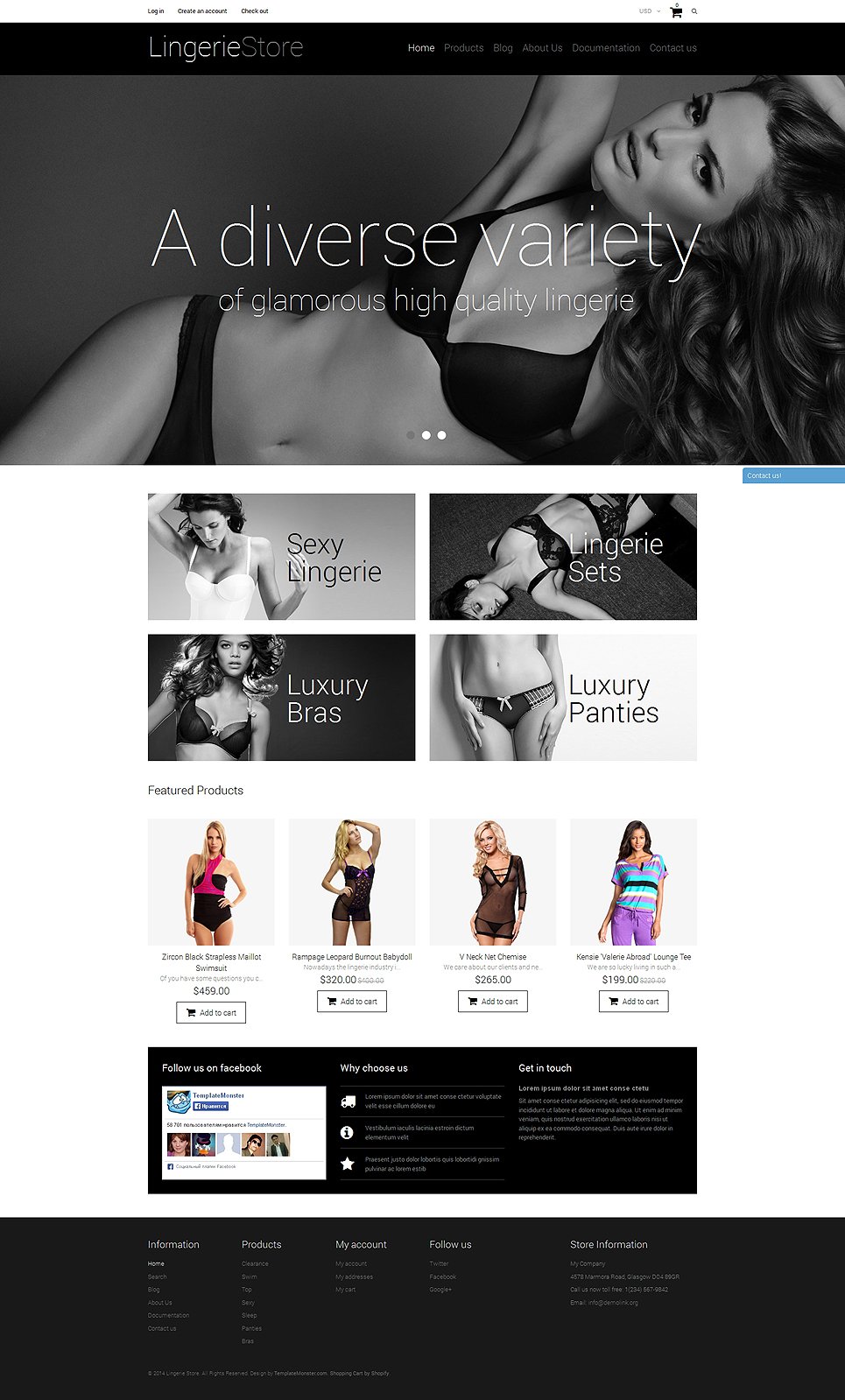 Lingerie Responsive Shopify Theme New Screenshots BIG